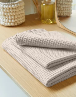 Serviette De Bain Nid D'abeille 320 G/m2