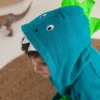 Peignoir De Bain Personnalisable à Capuche Dinosaure