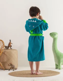 Peignoir De Bain Personnalisable à Capuche Dinosaure 9 Peignoir De Bain Personnalisable à Capuche Dinosaure -Maison Textiles Magasin 301015 C01 zoomx vue4