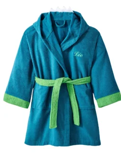 Peignoir De Bain Personnalisable à Capuche Dinosaure 11 Peignoir De Bain Personnalisable à Capuche Dinosaure -Maison Textiles Magasin 301015 C01 zoomx vue6
