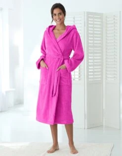 Peignoir Mixte Adulte Col Capuche éponge Bouclette 10 Peignoir Mixte Adulte Col Capuche éponge Bouclette -Maison Textiles Magasin 301023 C02 zoomx vue3