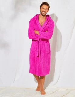Peignoir Mixte Adulte Col Capuche éponge Bouclette 13 Peignoir Mixte Adulte Col Capuche éponge Bouclette -Maison Textiles Magasin 301023 C02 zoomx vue6