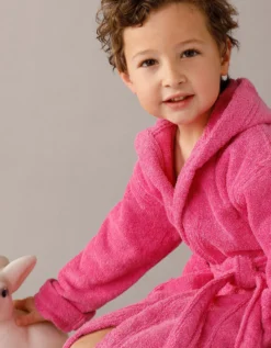 Peignoir Enfant éponge Bouclette à Capuche