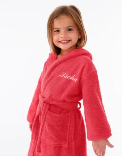 Peignoir Enfant éponge à Capuche Personnalisable -Maison Textiles Magasin 301031 C06 zoomx vue3