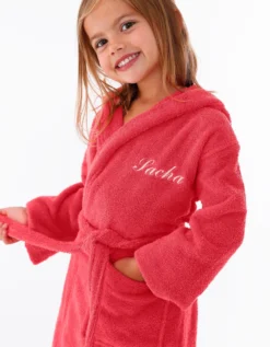 Peignoir Enfant éponge à Capuche Personnalisable -Maison Textiles Magasin 301031 C06 zoomx vue5