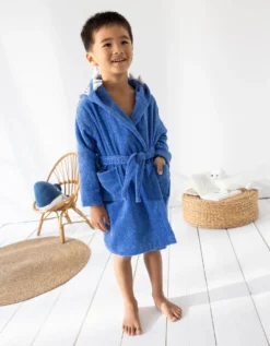 Peignoir De Bain Enfant Requin éponge Coton - 340g/m² 10 Peignoir De Bain Enfant Requin éponge Coton - 340g/m² -Maison Textiles Magasin 301034 C01 zoomx vue4
