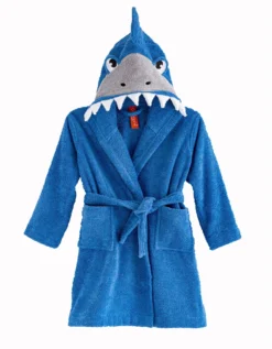 Peignoir De Bain Enfant Requin éponge Coton - 340g/m² 12 Peignoir De Bain Enfant Requin éponge Coton - 340g/m² -Maison Textiles Magasin 301034 C01 zoomx vue6