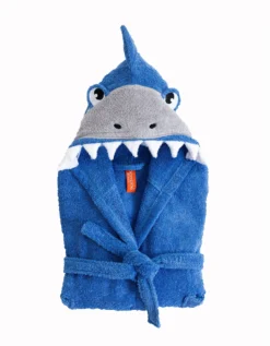 Peignoir De Bain Enfant Requin éponge Coton - 340g/m² 13 Peignoir De Bain Enfant Requin éponge Coton - 340g/m² -Maison Textiles Magasin 301034 C01 zoomx vue7