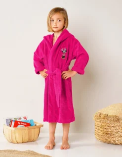 Peignoir Enfant à Capuche Minnie® Cœur De Disney®
