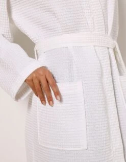 Peignoir De Bain Nid D'abeille 230 G/m2 Personnalisable -Maison Textiles Magasin 301140 C02 zoom detailRFP