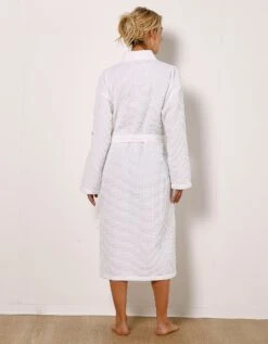 Peignoir De Bain Nid D'abeille 230 G/m2 Personnalisable -Maison Textiles Magasin 301140 C02 zoomx vue7