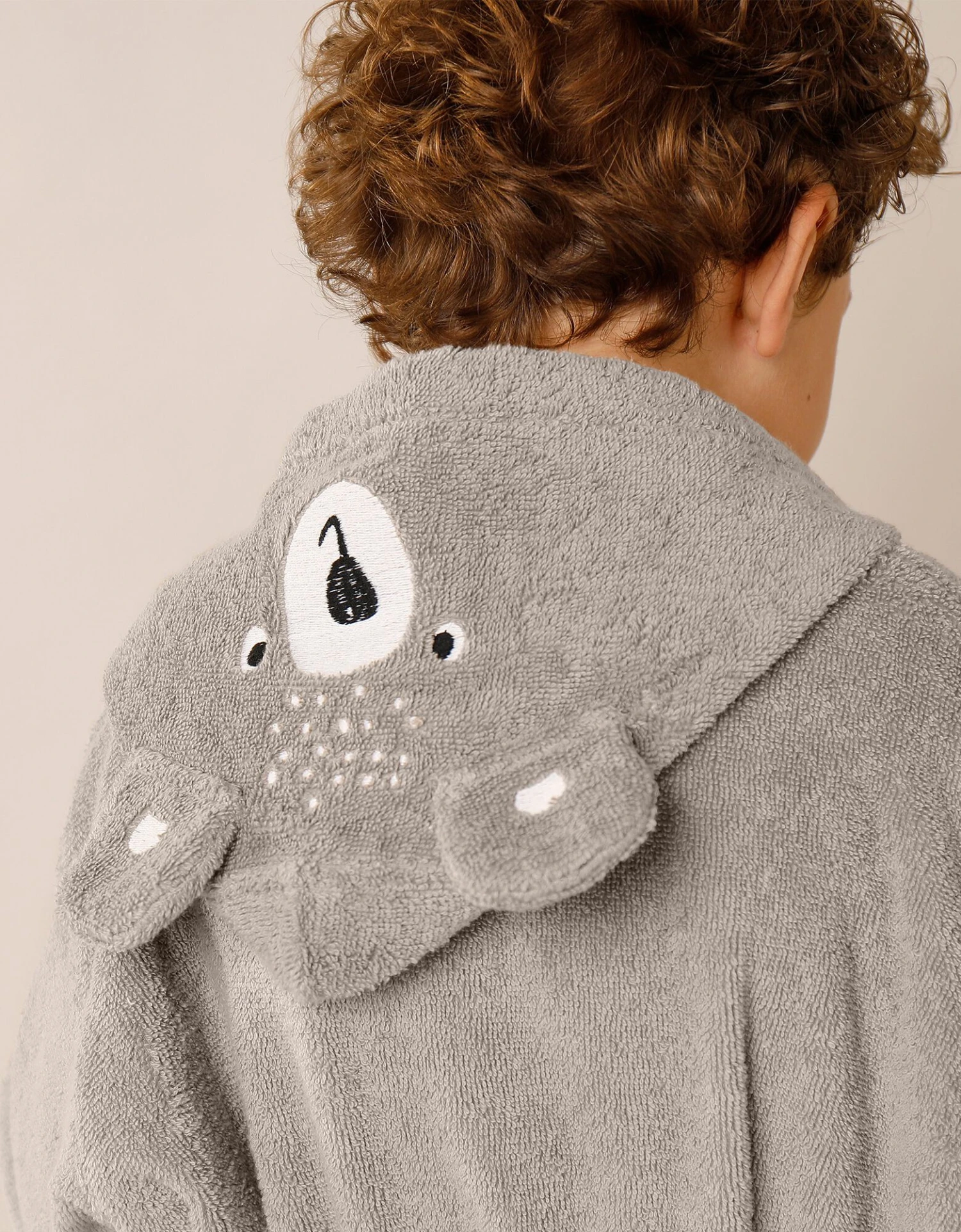 Peignoir De Bain Enfant Ourson à Capuche éponge Coton - 380 G/m² 6 Peignoir De Bain Enfant Ourson à Capuche éponge Coton - 380 G/m² – Image 6