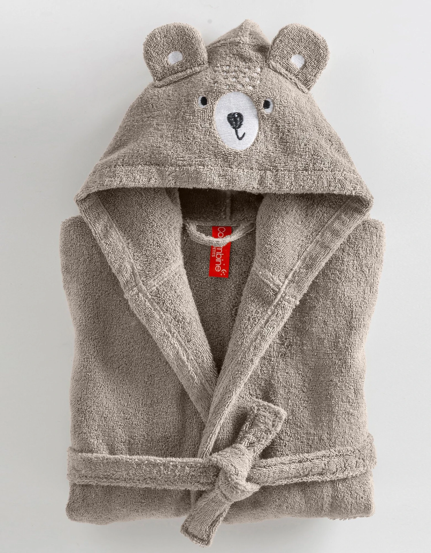 Peignoir De Bain Enfant Ourson à Capuche éponge Coton - 380 G/m² 7 Peignoir De Bain Enfant Ourson à Capuche éponge Coton - 380 G/m² – Image 7