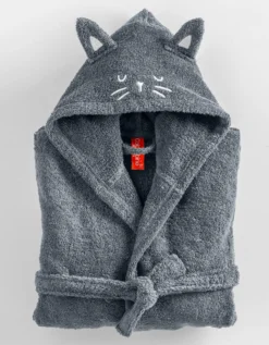 Peignoir De Bain Enfant Chat à Capuche -Maison Textiles Magasin 301202 C01 zoomx vue6
