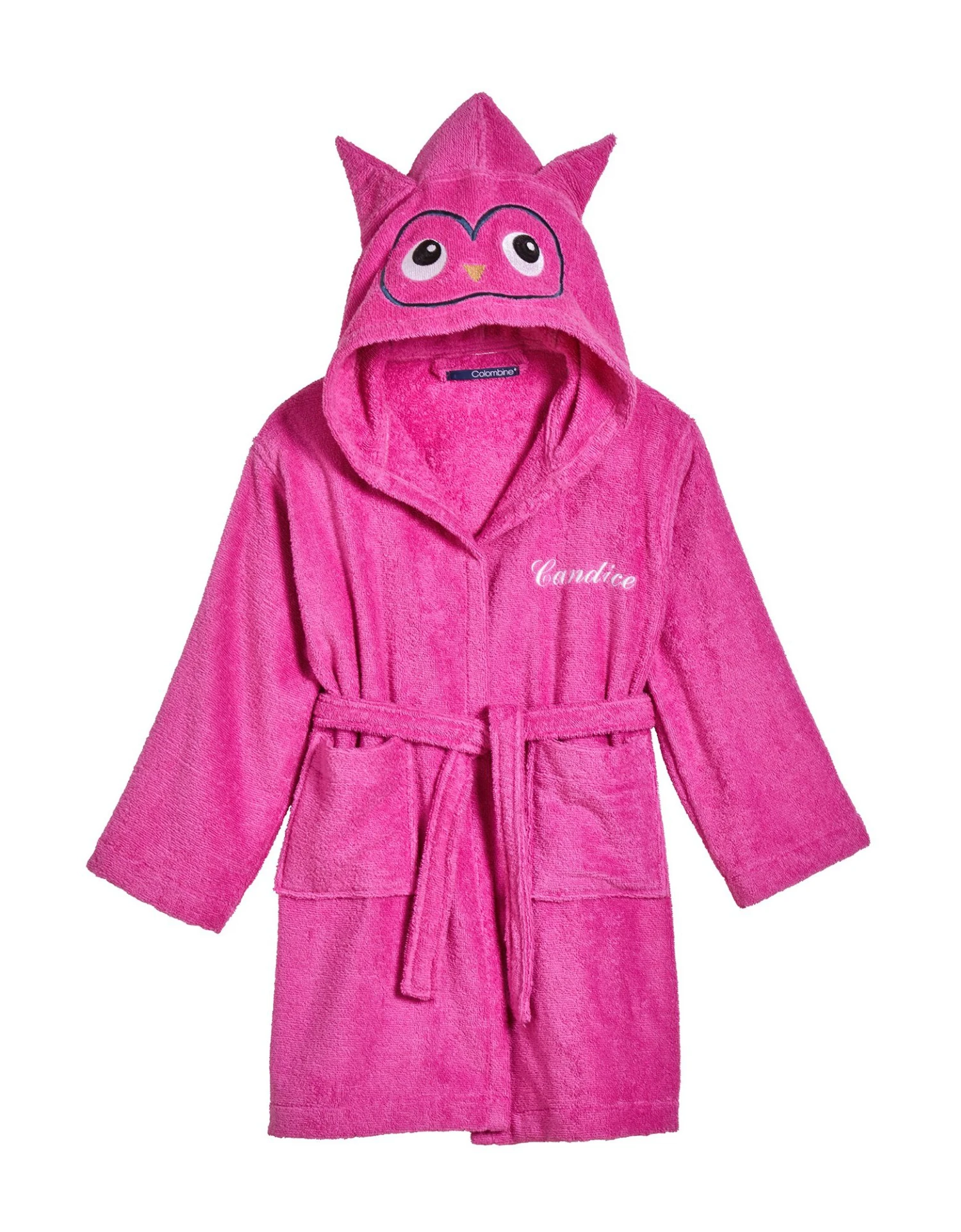 Peignoir De Bain Personnalisable à Capuche Chouette 2 Peignoir De Bain Personnalisable à Capuche Chouette – Image 2
