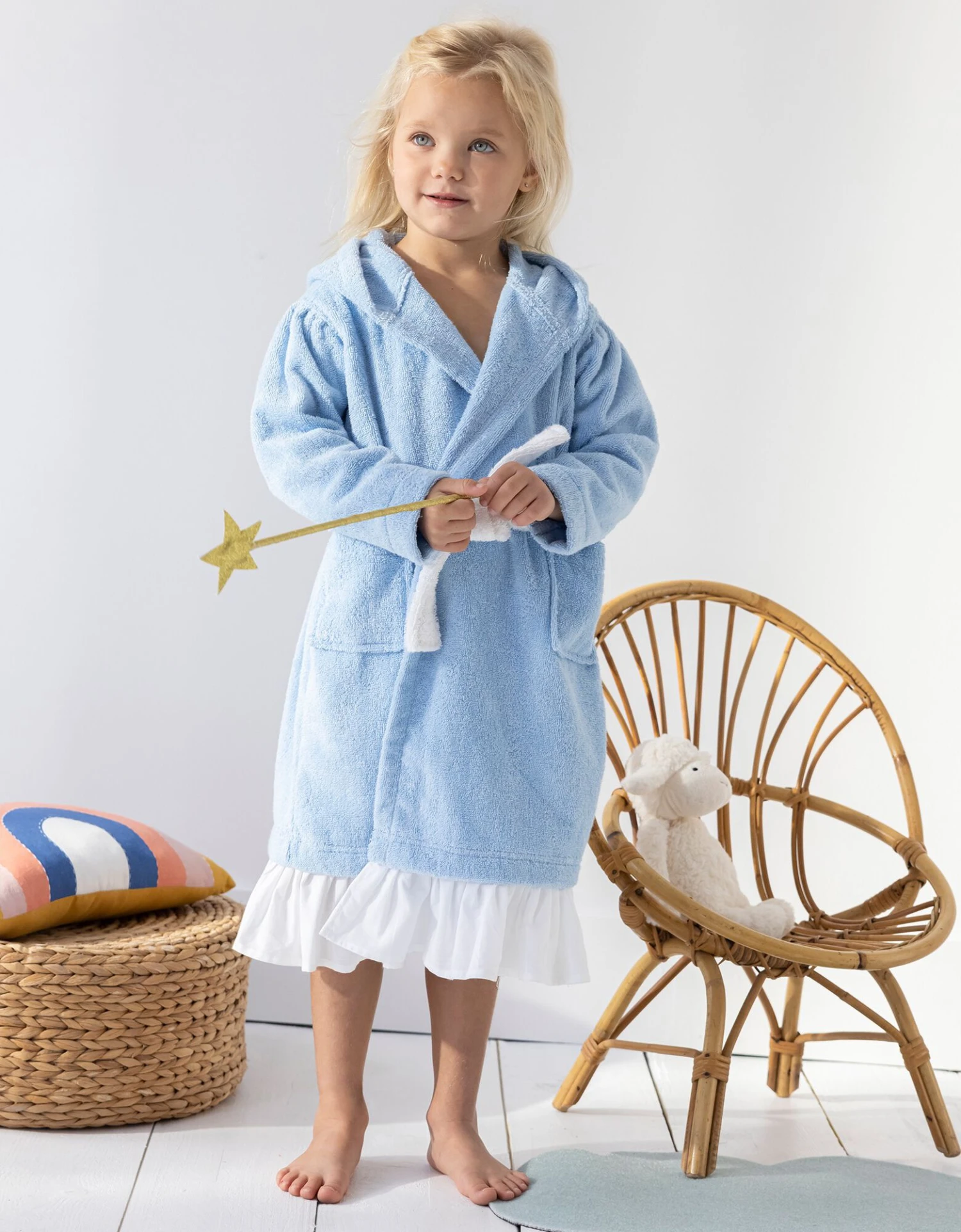 Peignoir De Bain Déguisement Enfant Princesse éponge Coton - 340g/m² 4 Peignoir De Bain Déguisement Enfant Princesse éponge Coton - 340g/m² – Image 4