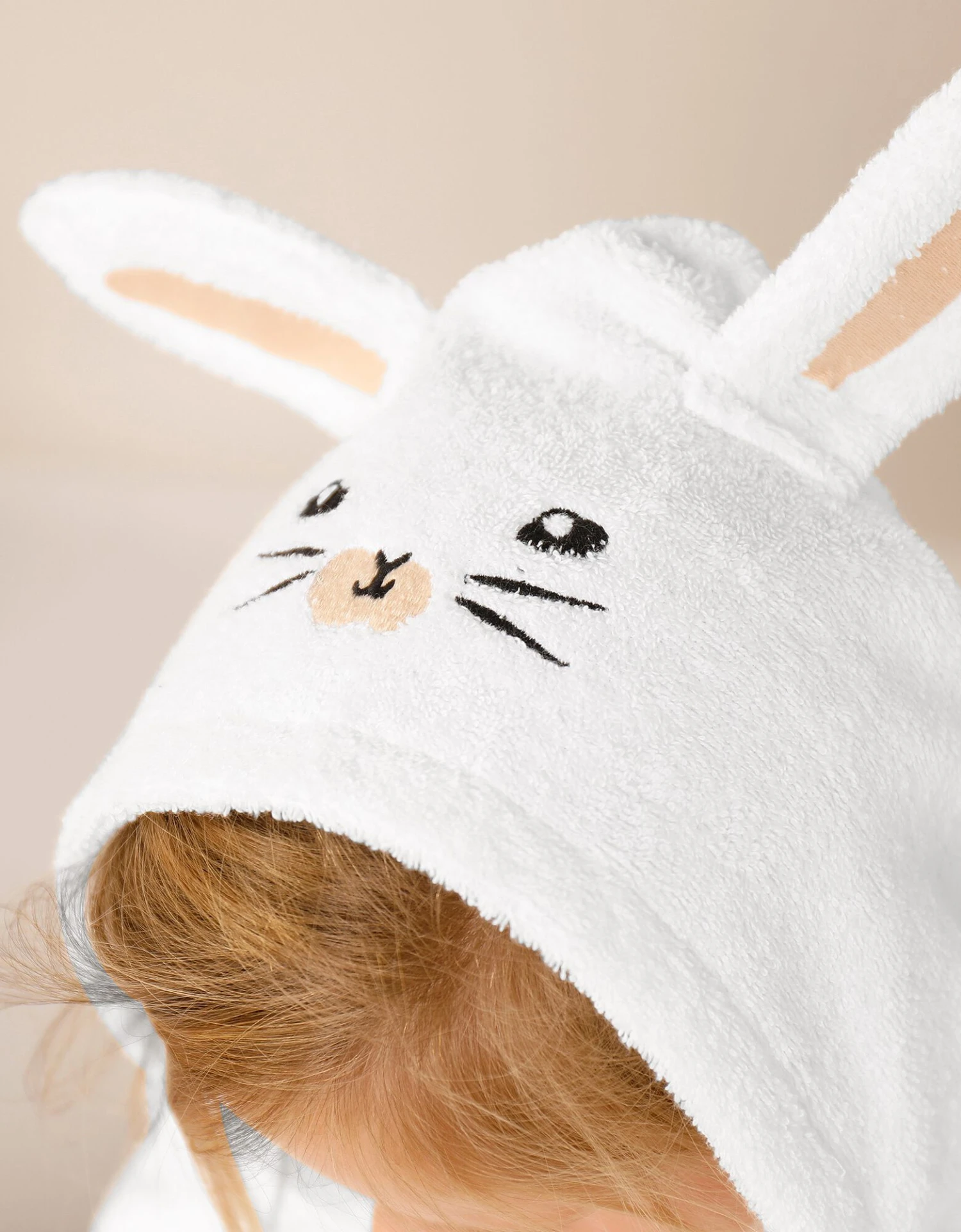 Peignoir De Bain Enfant Personnalisable Lapin à Capuche 7 Peignoir De Bain Enfant Personnalisable Lapin à Capuche – Image 7