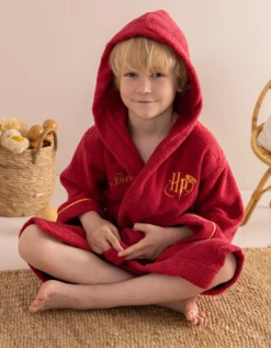 Peignoir Enfant à Capuche Harry Potter® Personnalisable éponge Coton - 380g/m2 -Maison Textiles Magasin 301557 C01 zoomx vue3