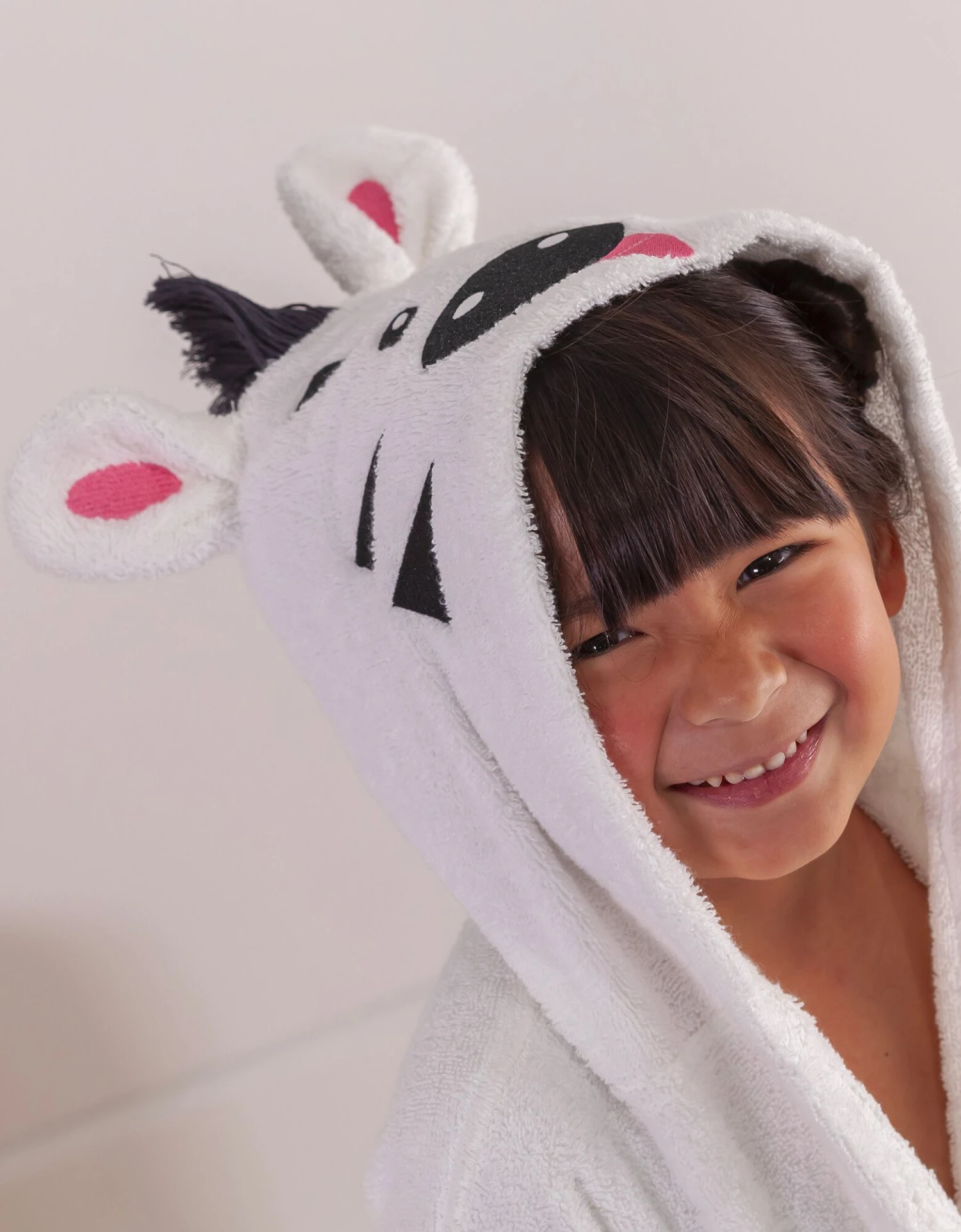 Peignoir De Bain Enfant Zèbre éponge Coton - 380g/m2 6 Peignoir De Bain Enfant Zèbre éponge Coton - 380g/m2 – Image 6