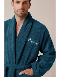 Peignoir Mixte Adulte éponge Bouclette Col Châle Personnalisable 10 Peignoir Mixte Adulte éponge Bouclette Col Châle Personnalisable -Maison Textiles Magasin 301727 C09 zoomx vue3