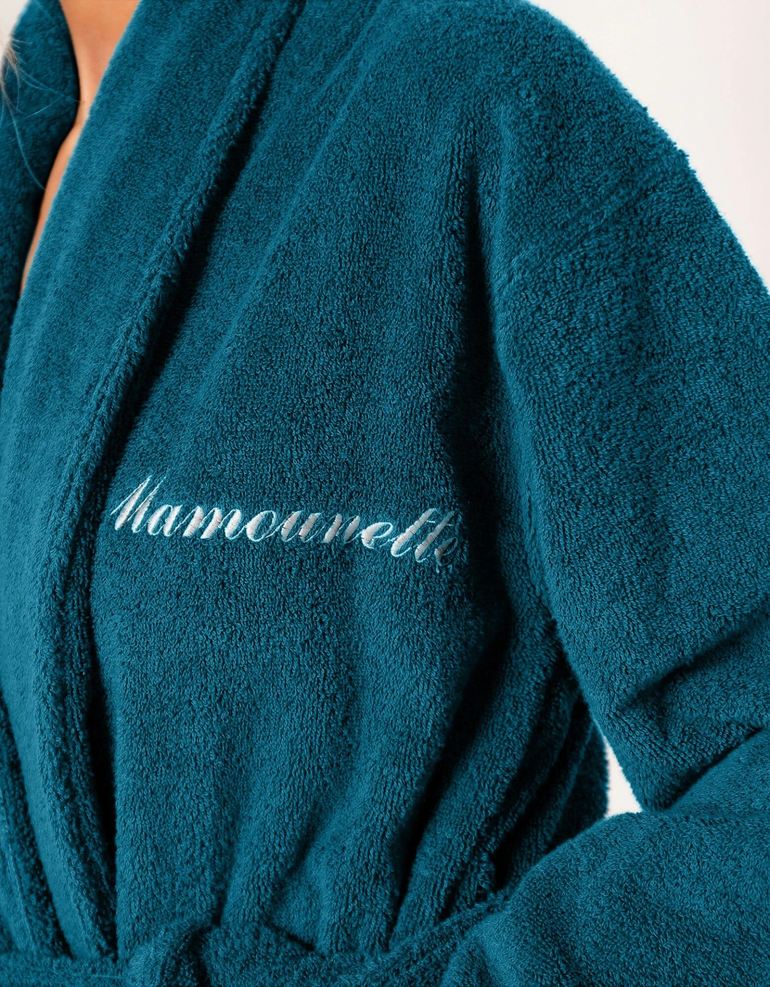 Peignoir Mixte Adulte éponge Bouclette Col Châle Personnalisable 7 Peignoir Mixte Adulte éponge Bouclette Col Châle Personnalisable – Image 7