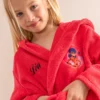 Peignoir De Bain Enfant Miraculous® Personnalisable, éponge Coton - 380g/m2