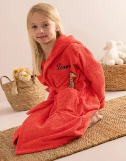 Peignoir De Bain Enfant Personnalisable Tigre à Capuche 10 Peignoir De Bain Enfant Personnalisable Tigre à Capuche -Maison Textiles Magasin 301801 C01 zoomx vue4