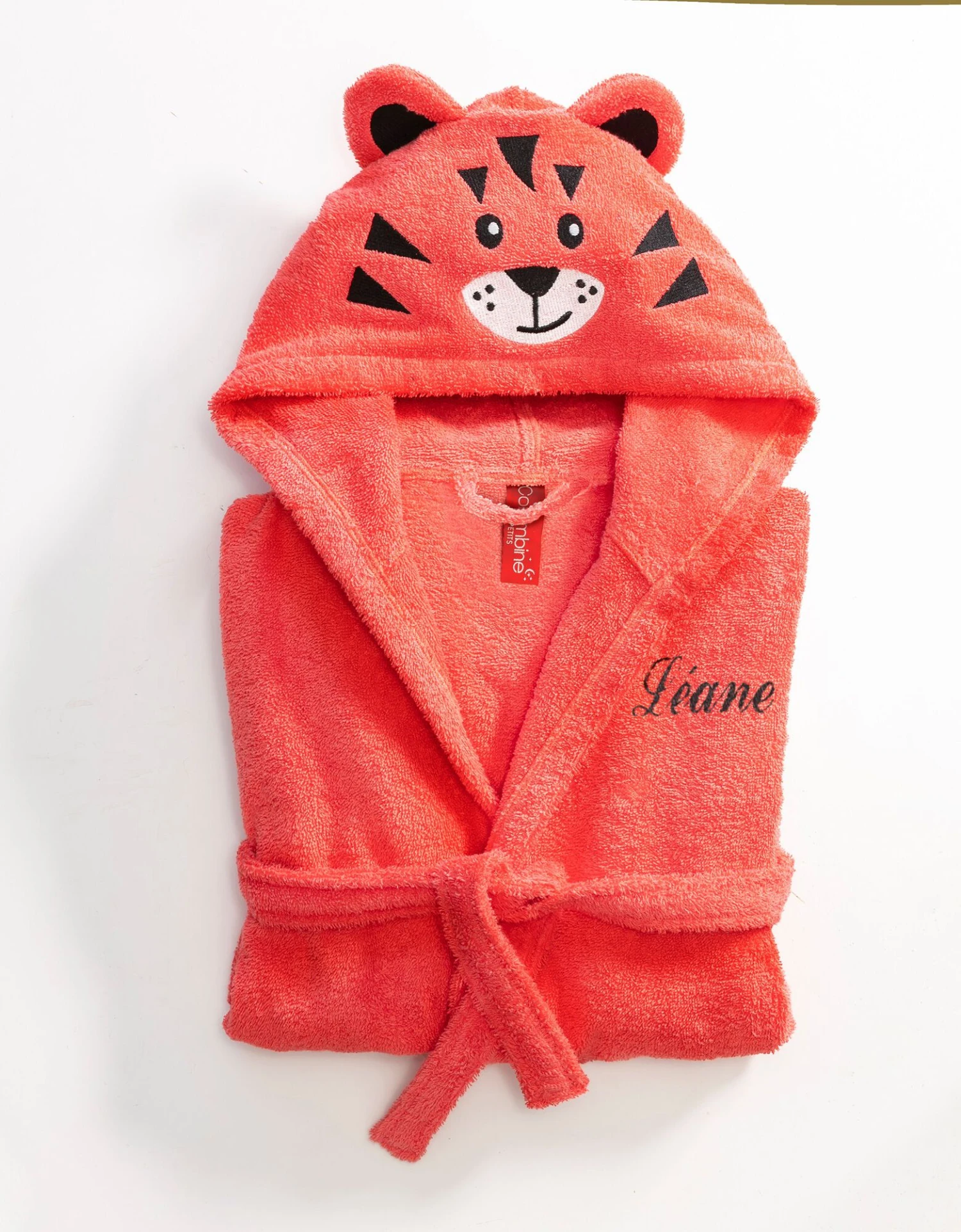 Peignoir De Bain Enfant Personnalisable Tigre à Capuche 7 Peignoir De Bain Enfant Personnalisable Tigre à Capuche – Image 7