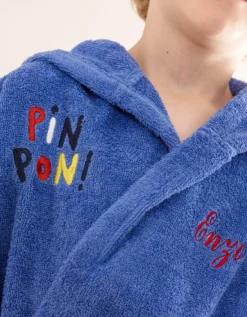 Peignoir De Bain Enfant Personnalisable Pin-pon à Capuche 9 Peignoir De Bain Enfant Personnalisable Pin-pon à Capuche -Maison Textiles Magasin 301805 C01 zoomx vue3