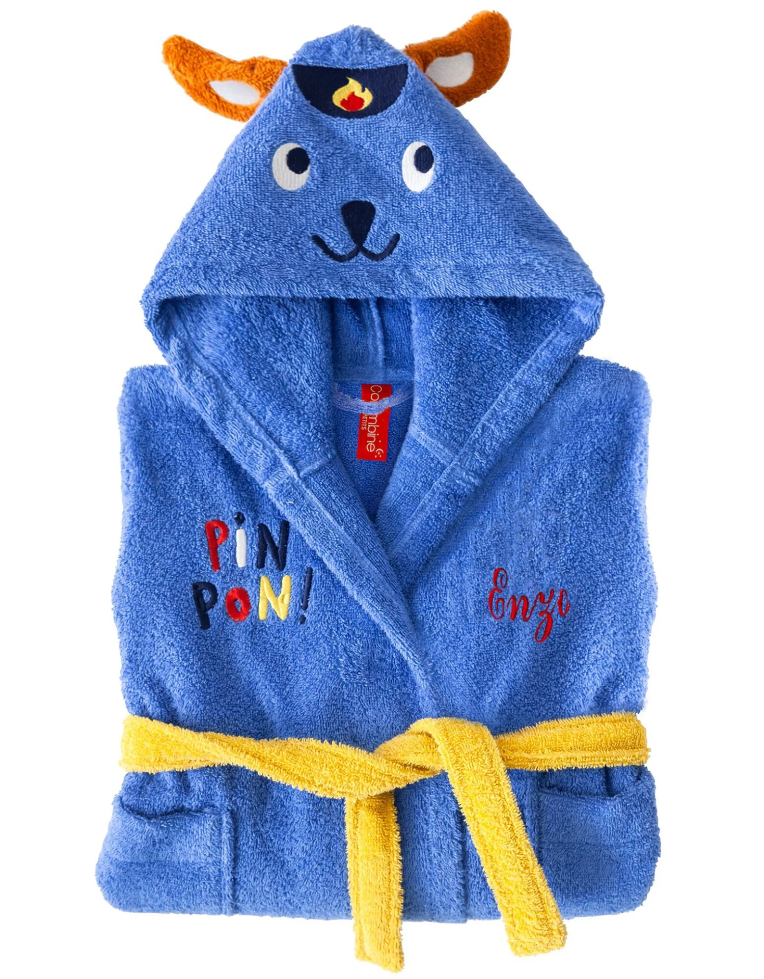 Peignoir De Bain Enfant Personnalisable Pin-pon à Capuche 7 Peignoir De Bain Enfant Personnalisable Pin-pon à Capuche – Image 7