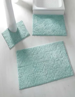 Tapis De Bain Géométrique