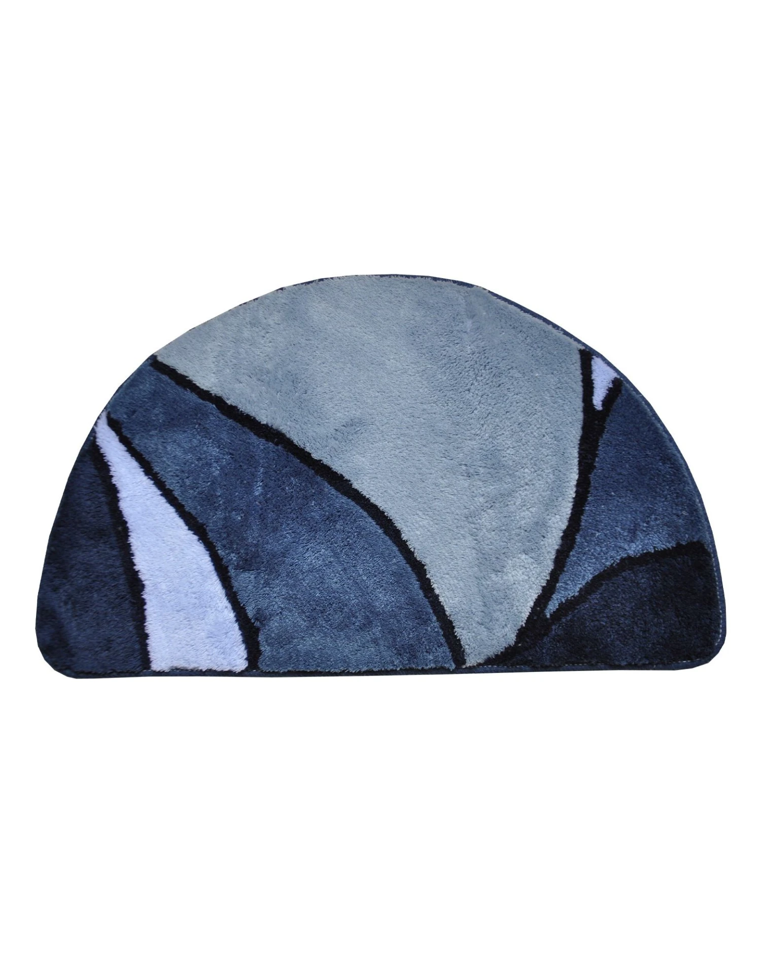 Tapis De Bain Demi-lune Motif Minéral 1 Tapis De Bain Demi-lune Motif Minéral