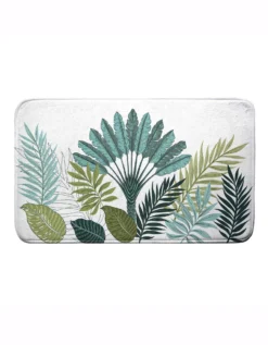 Tapis De Bain Motif Paon