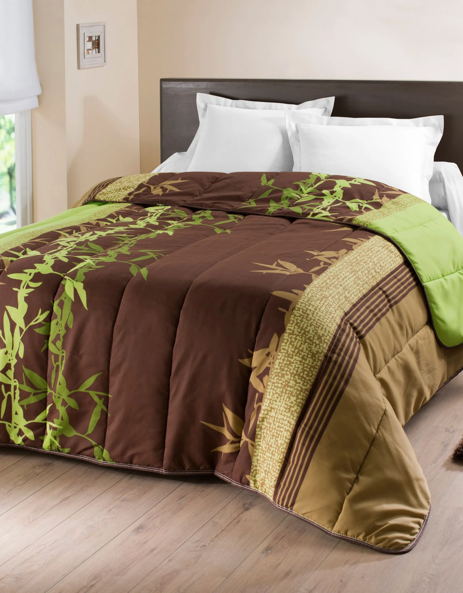 Couette Microfibre Imprimée Jungle 400g/m2 1 Couette Microfibre Imprimée Jungle 400g/m2