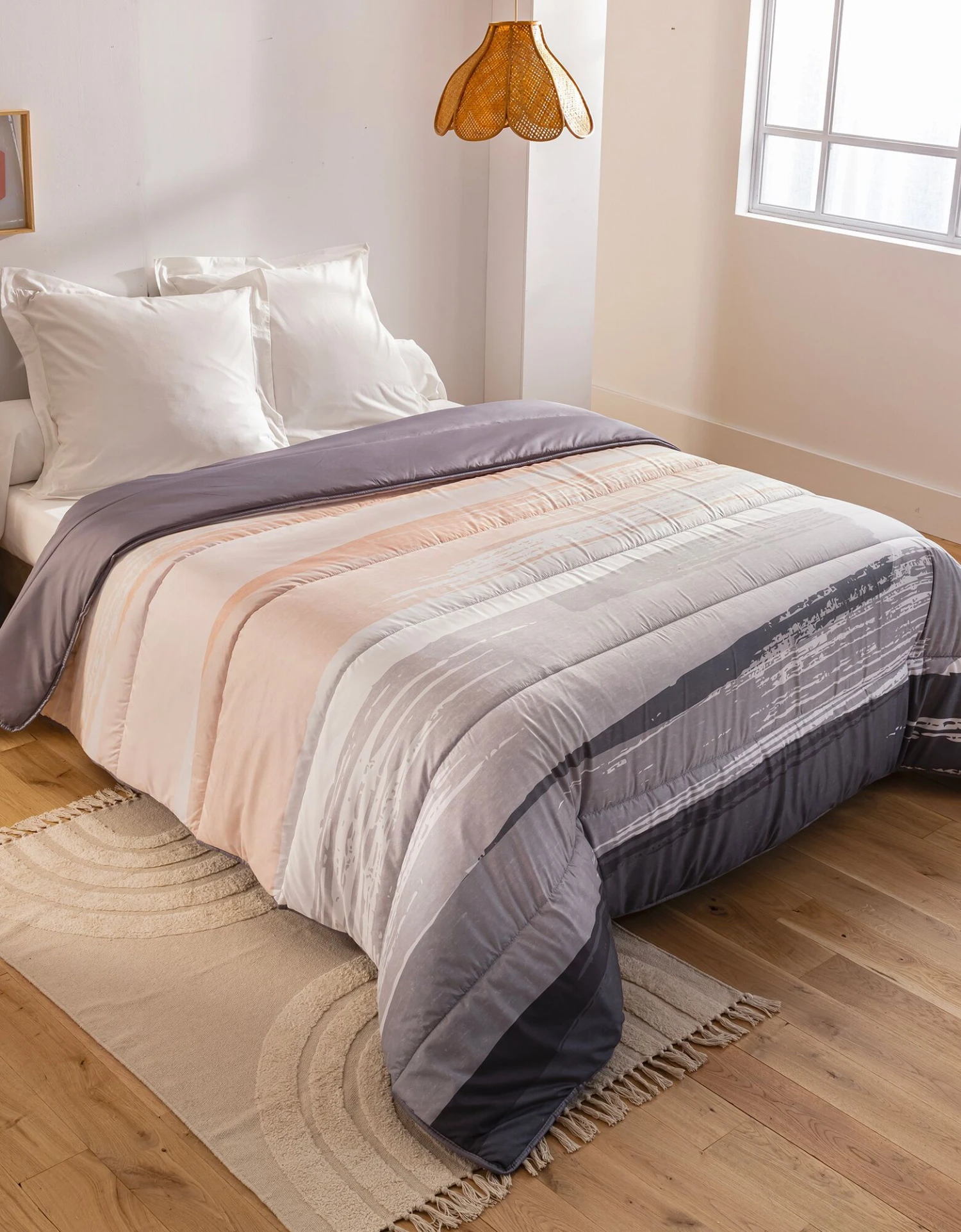 Couette Microfibre Imprimée Pastel 200g/m² 1 Couette Microfibre Imprimée Pastel 200g/m²