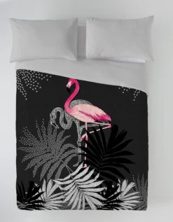 Couette Imprimée Polyester Flamant Rose 200g/m² -Maison Textiles Magasin 320639 C01 zoomx vue4