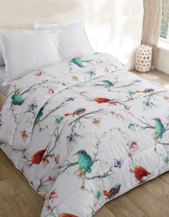Couette Coton Imprimée Oiseaux 200 G/m2