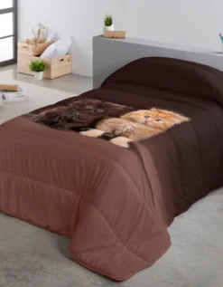 Couette Microfibre Duo Chatons 200 G/m²