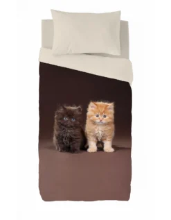 Couette Microfibre Duo Chatons 200 G/m² -Maison Textiles Magasin 320698 C01 zoomx vue3