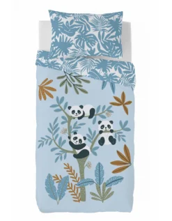 Couette Enfant Microfibre Pandas 200 G/m² -Maison Textiles Magasin 320710 C01 zoomx vue3