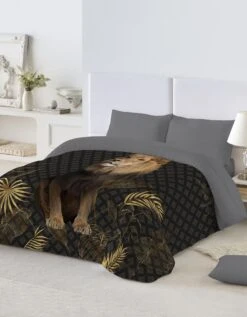 Couette Microfibre Imprimé Lion 200 G/m²