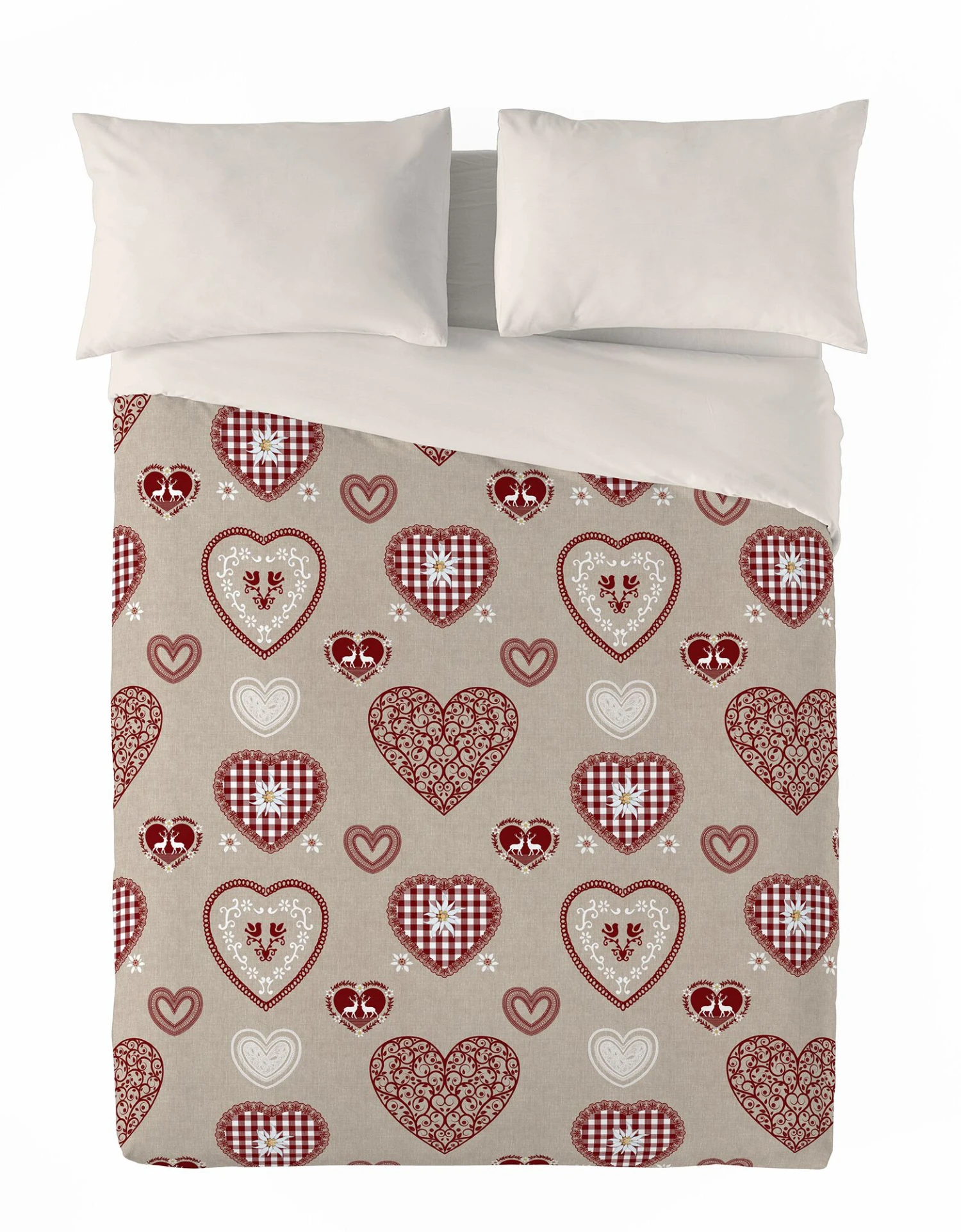Couette Microfibre Imprimée Chalet 200 G/m² 2 Couette Microfibre Imprimée Chalet 200 G/m² – Image 2