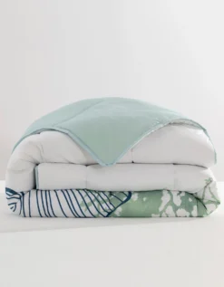 Couette Coton Imprimé Ginkgo 400g/m2 -Maison Textiles Magasin 320741 C01 zoomx vue3