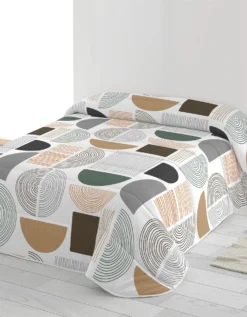 Couette Microfibre Imprimée Formes Géométriques 200 G/m²