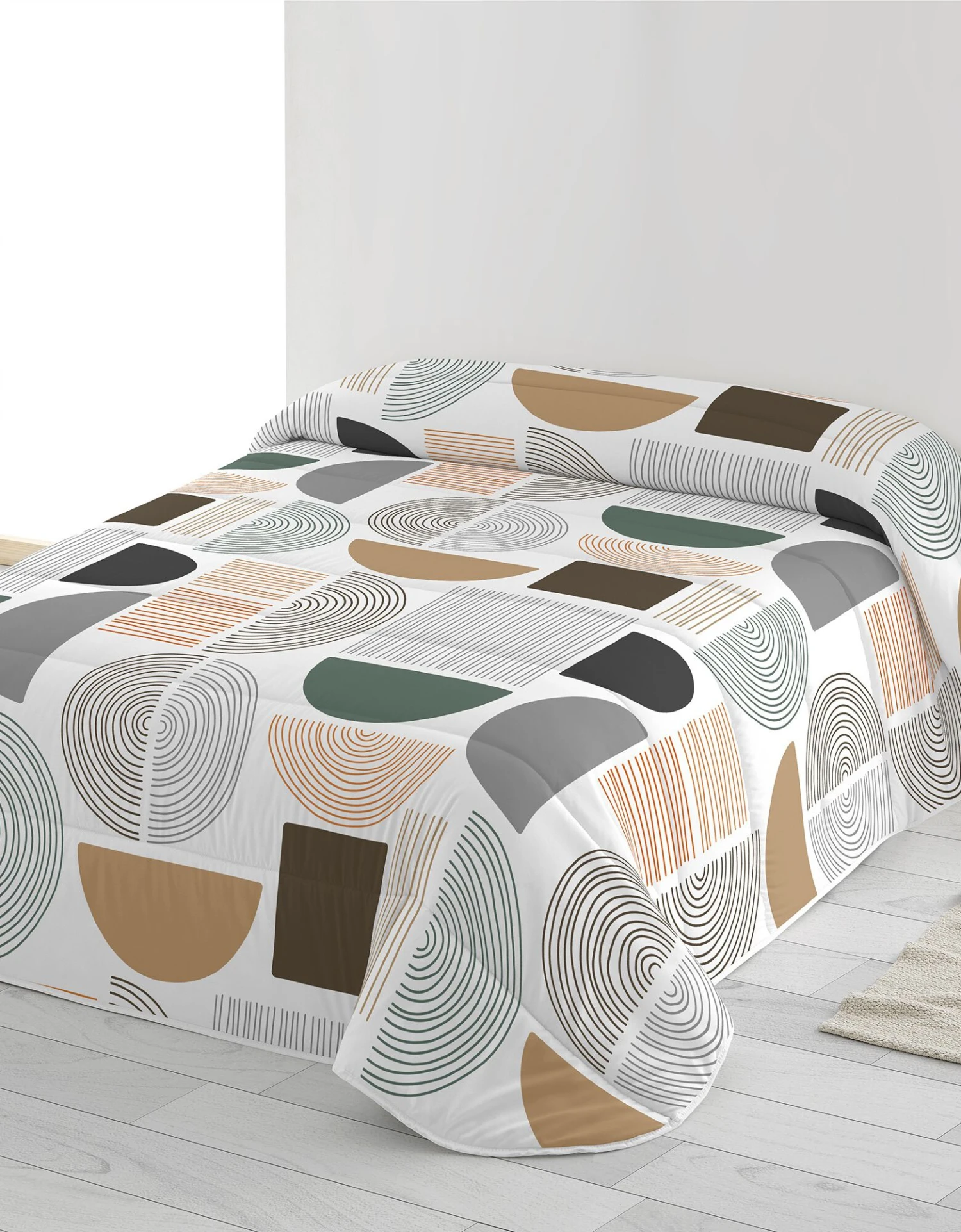 Couette Microfibre Imprimée Formes Géométriques 200 G/m² 1 Couette Microfibre Imprimée Formes Géométriques 200 G/m²