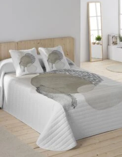 Couvre-lit Matelassé Imprimé Galet