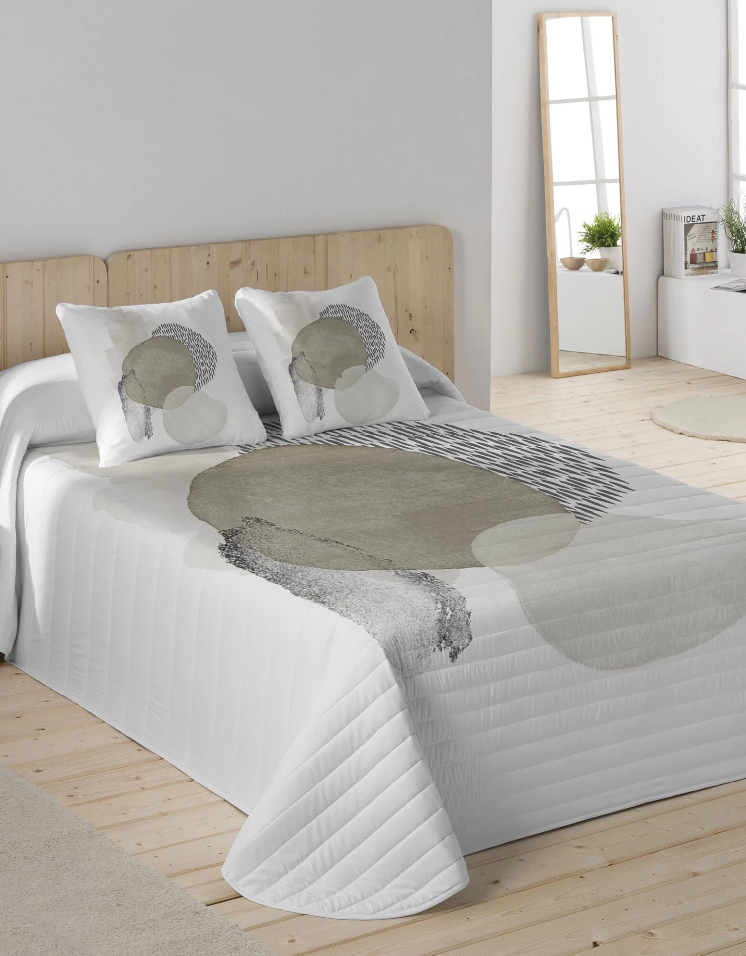 Couvre-lit Matelassé Imprimé Galet 1 Couvre-lit Matelassé Imprimé Galet