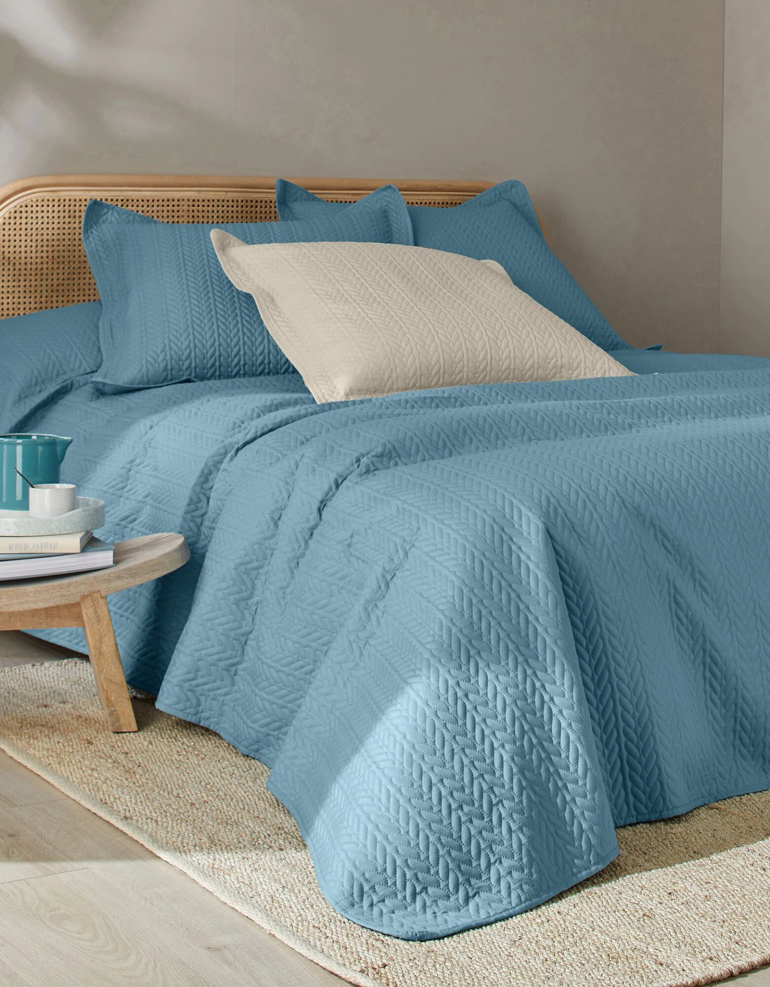 Couvre-lit Matelassé Microfibre Motif Géométrique 1 Couvre-lit Matelassé Microfibre Motif Géométrique