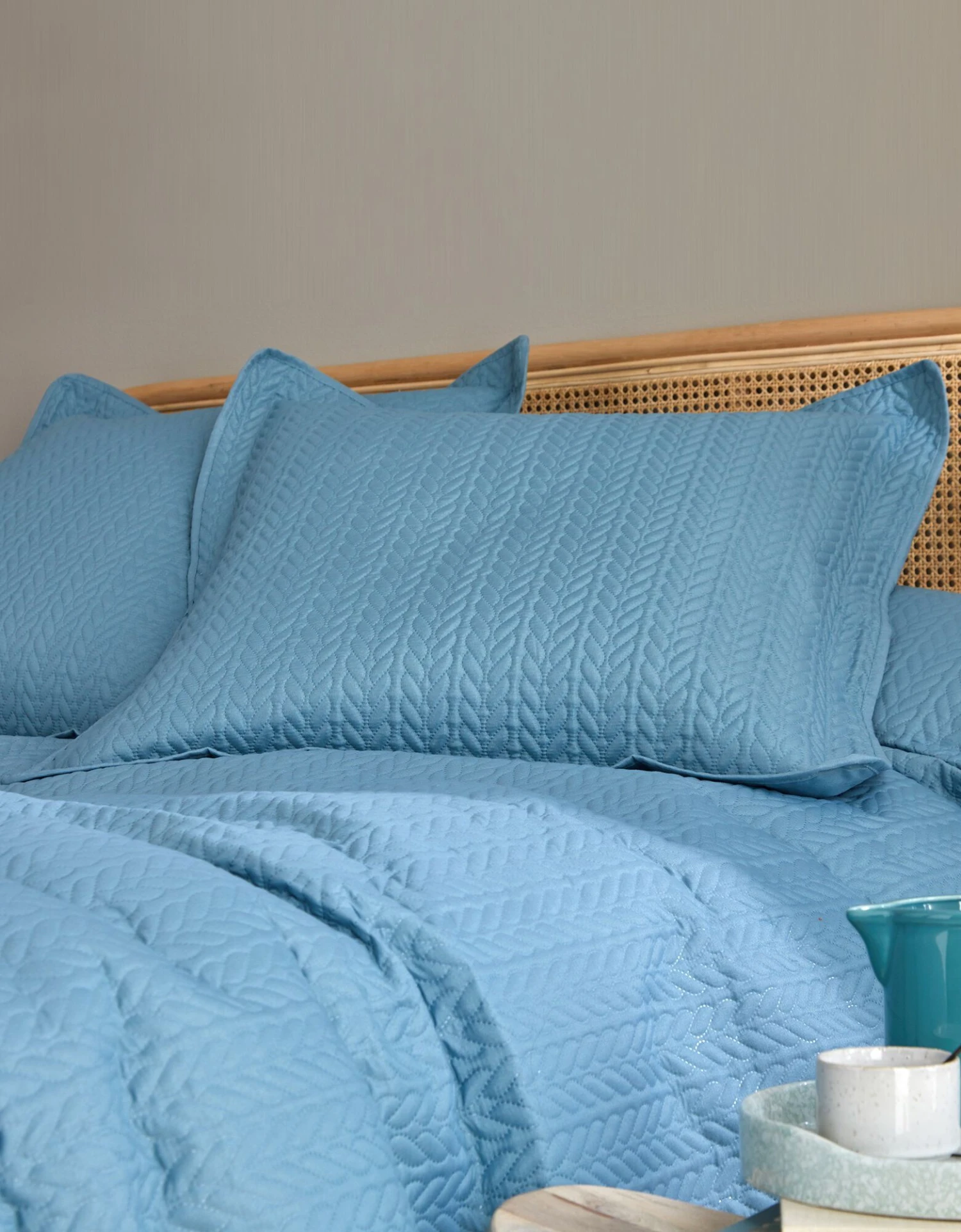 Couvre-lit Matelassé Microfibre Motif Géométrique 2 Couvre-lit Matelassé Microfibre Motif Géométrique – Image 2