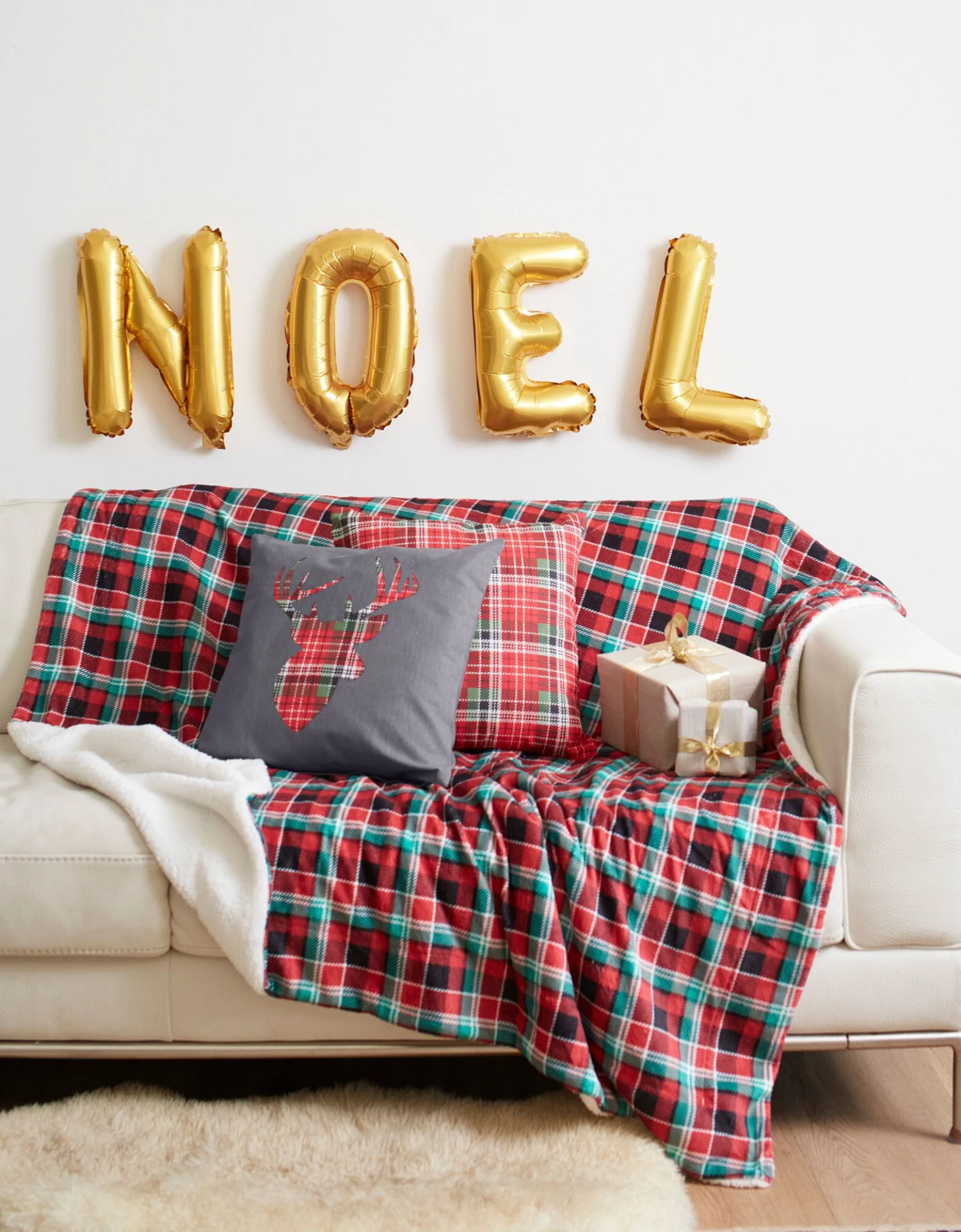 Plaid à Carreaux Double Face 2 Plaid à Carreaux Double Face – Image 2